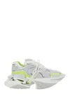 Balmain 'unicorn' White Low Top Sneakers In Multicolor