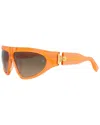 Balmain Unisex Bps-143d62 62mm Sunglasses In Orange