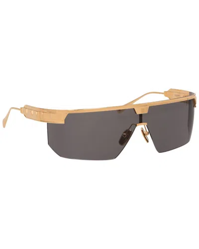 Balmain Unisex Bps147 142mm Sunglasses In Gold
