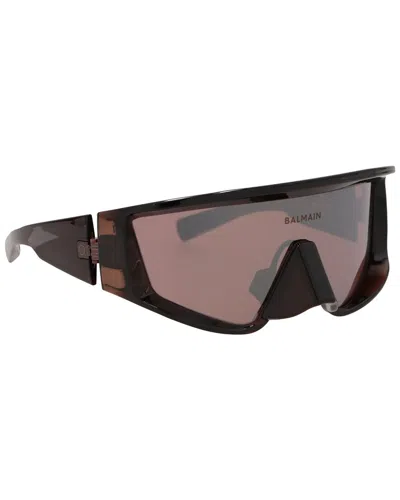 Balmain Unisex Bps157 138mm Sunglasses In Black