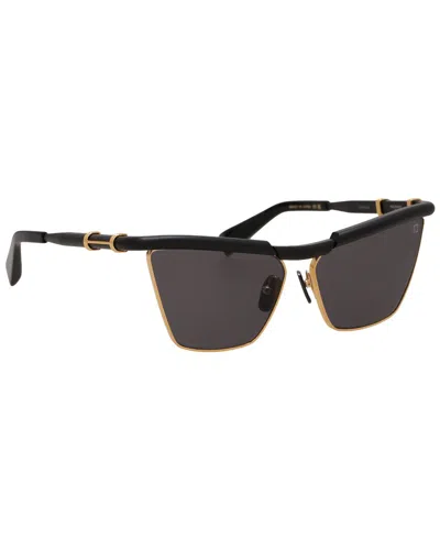Balmain Unisex Bps169 60mm Sunglasses In Neutral