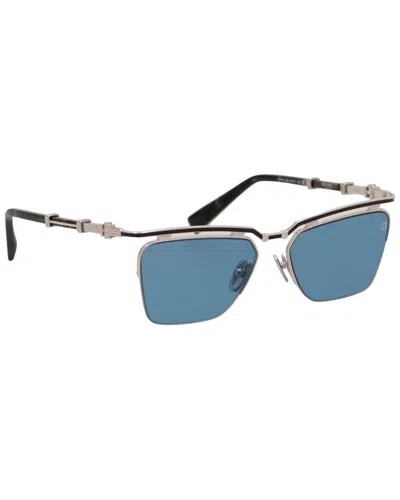 Balmain Unisex Bps190 57mm Sunglasses In Neutral
