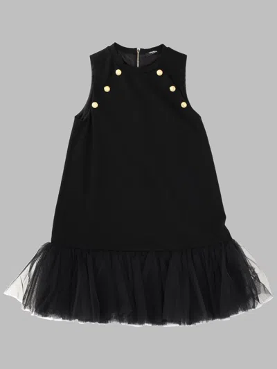 Balmain Unisex Kids Fw25 Tailored Suit In Black