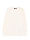 Balmain Unisex Kids Logo Sweatshirt In Neutral
