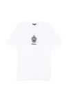 Balmain University Contrast T-shirt In White