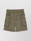 Balmain Utility Cargo Shorts Adjustable Belt