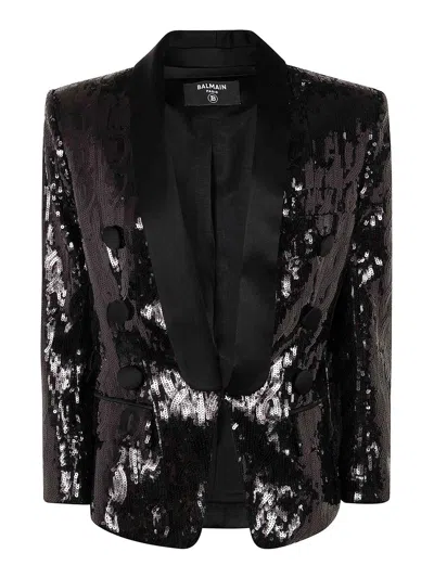 BALMAIN BLAZER - NEGRO
