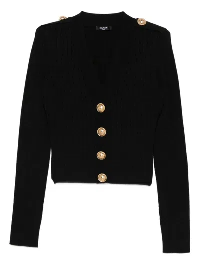 BALMAIN BALMAIN V-NECKED CARDIGAN