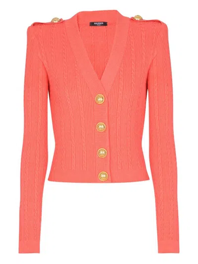 BALMAIN BALMAIN V-NECKED CARDIGAN