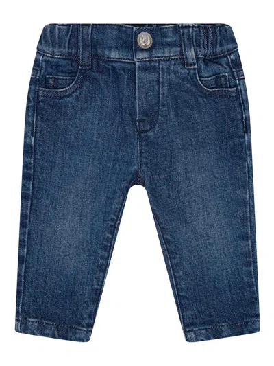Balmain Jeans With Logo In Blue