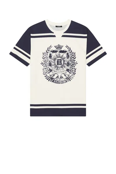 BALMAIN VARSITY T-SHIRT