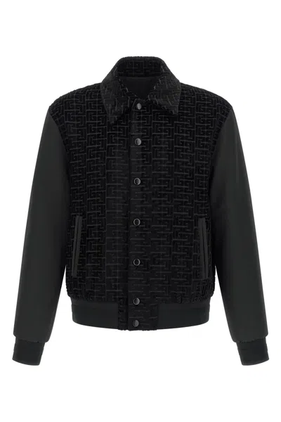 BALMAIN VELVET BOMBER JACKET