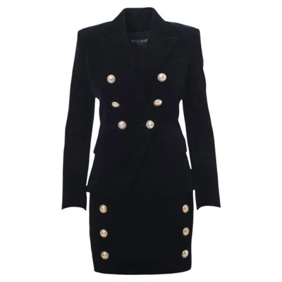 Pre-owned Balmain Velvet Set - '00s In Black