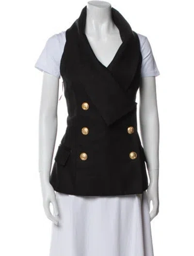 Pre-owned Balmain Vest In Black