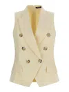 Balmain Vest In White