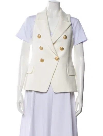 Pre-owned Balmain Vest In White