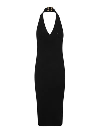 BALMAIN VESTIDO CORTO - NEGRO