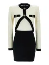 Balmain Vestido Midi - Filo Leone Catena In White