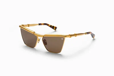 Balmain Victoire Brown Cat Eye Ladies Sunglasses Bps-169 C 60