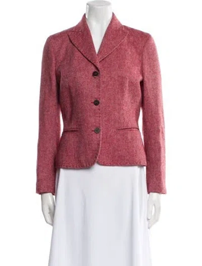 Pre-owned Balmain Vintage 1999 Blazer In Red