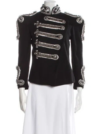 Pre-owned Balmain Vintage 2009 Biker Jacket In Black