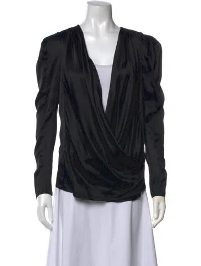 Pre-owned Balmain Vintage 2009 Blouse In Black