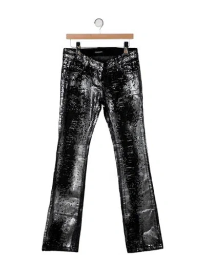 Pre-owned Balmain Vintage 2010 Flared Jeans W/ Tags In Black