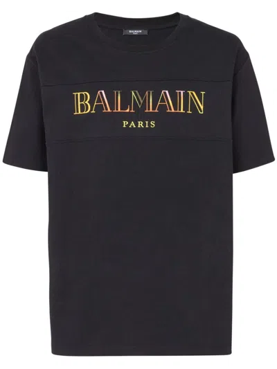 BALMAIN VINTAGE BALMAIN T-SHIRT WITH EMBROIDERY