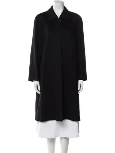 Pre-owned Balmain Vintage Coat In Black