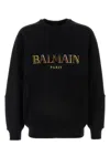 Balmain Crew Neck Logo Print Raglan Sleeve Sweatshirt