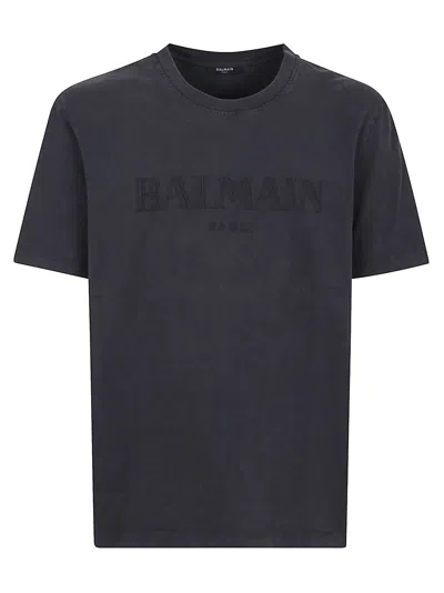 BALMAIN VINTAGE EMB T-SHIRT - REG FIT