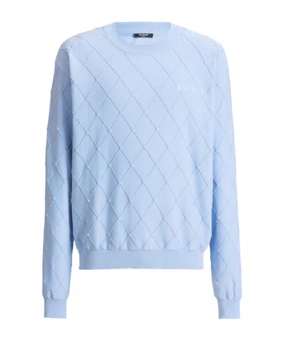 Balmain Vintage Knit Jumper In Blue