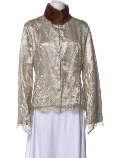 Pre-owned Balmain Vintage Late 1980's - Early 1990's Evening Jacket In Grey