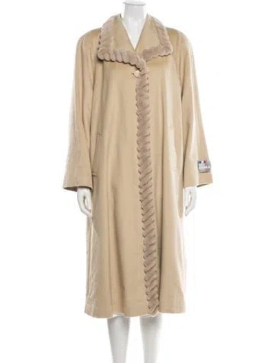 Pre-owned Balmain Vintage Late 1990's - Early 2000's Coat In Neutral