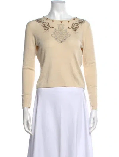 Pre-owned Balmain Vintage Late 1990's - Early 2000's Sweater In Neutrals