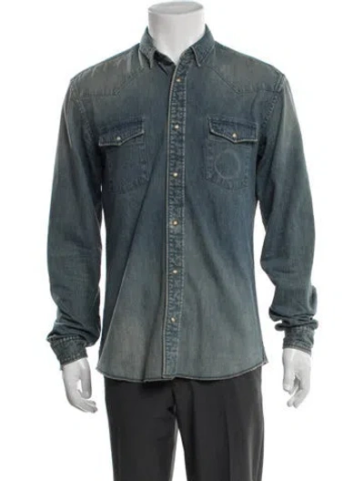 Pre-owned Balmain Vintage Late 2000's - Early 2010's In Blue