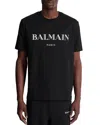 Balmain Vintage Logo Graphic Tee In Multi