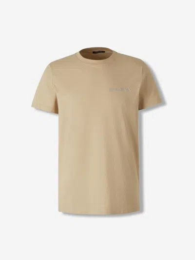 Balmain Vintage Logo T-shirt In Sand