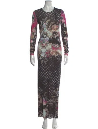 Pre-owned Balmain Vintage Long Dress In Black