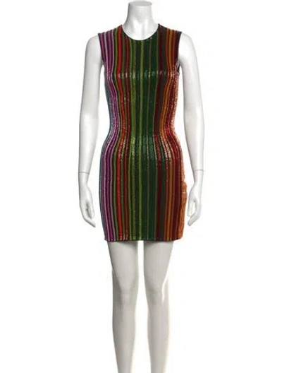 Pre-owned Balmain Vintage Mini Dress In Black