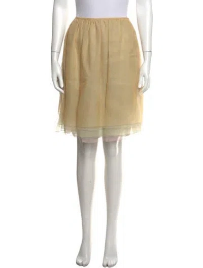 Pre-owned Balmain Vintage Mini Skirt In Neutrals