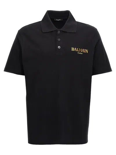 Balmain Vintage Polo In Black