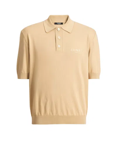 Balmain Vintage Polo In Brown