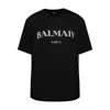 Balmain Vintage Print Reg Fit T-shirt In Black