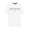 Balmain Vintage Print Reg Fit T-shirt In White