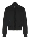 Balmain Logo-embroidered Bomber Jacket In Black