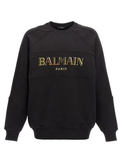 Balmain Vintage Sweatshirt In Black