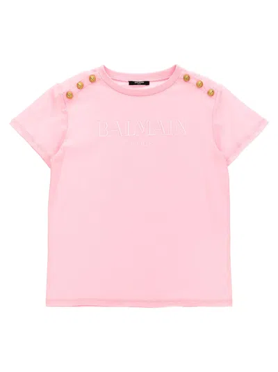 Balmain Kids'  Vintage T-shirt In Pink