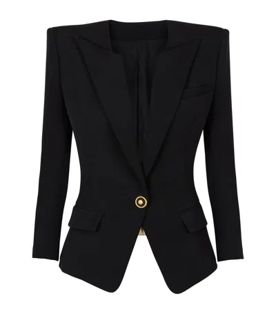 BALMAIN VIRGIN WOOL BLAZER
