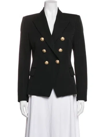 Pre-owned Balmain Virgin Wool Blazer In Green